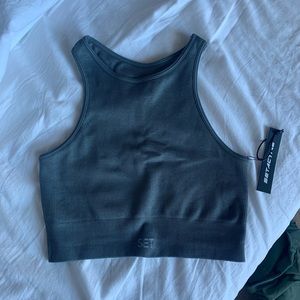 SETactive high beck bra in Steel XS/S